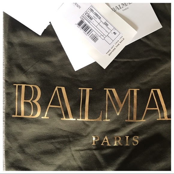 Balmain Logo Button Tank Shirt - Picture 5 of 8